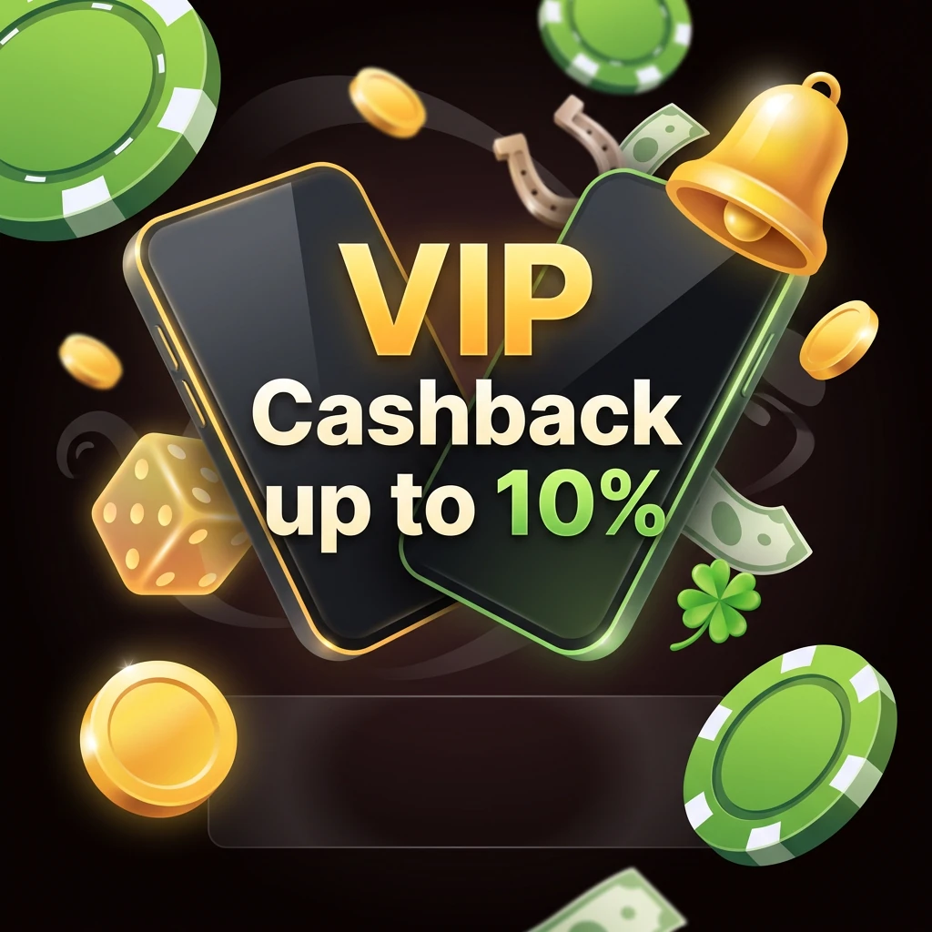 VIP Cashback up to 10%